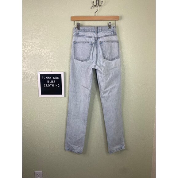 Vintage Revive Light Wash Straight Leg Denim Jeans Size 25 - Picture 6 of 13